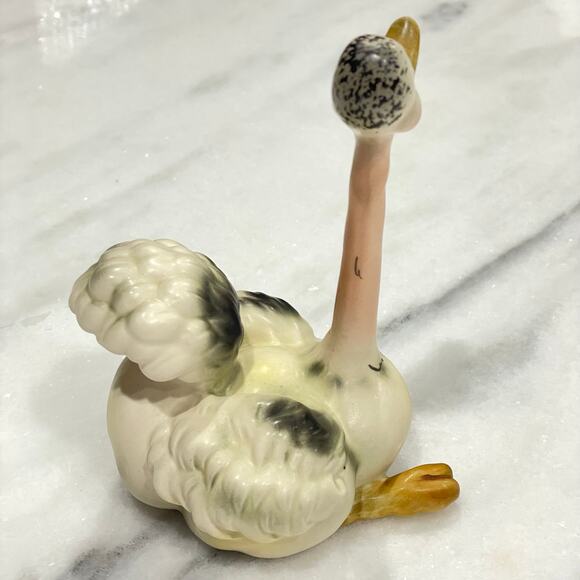 Vintage Josef Originals Mother Ostrich Figurine Japan Hand Painted Ceramic Bird - Picture 13 of 16